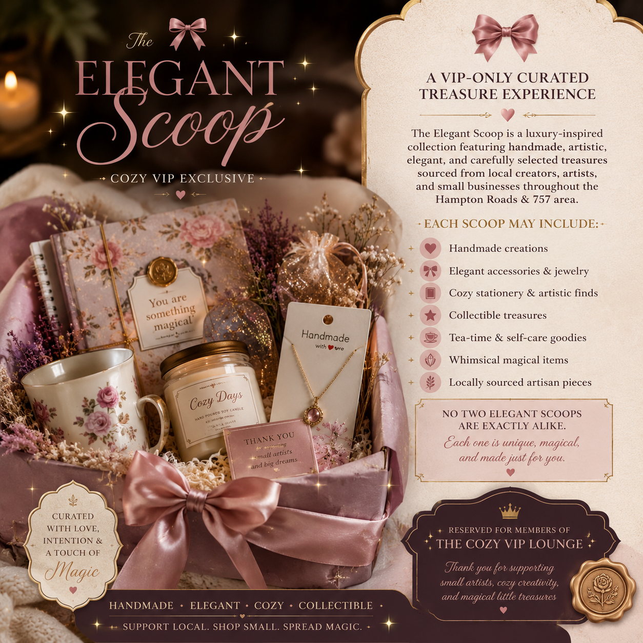 The Elegant Scoop ( Open to VIP members only )
